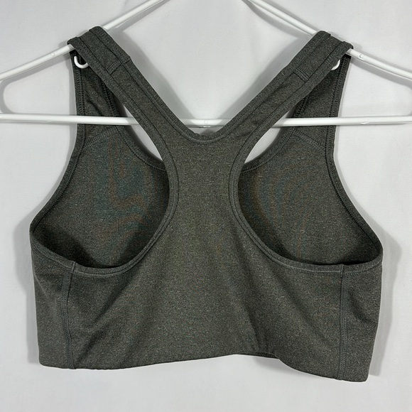 Nike Dri-Fit Grey Racerback Sports Bra | Size Large - Picture 2 of 3